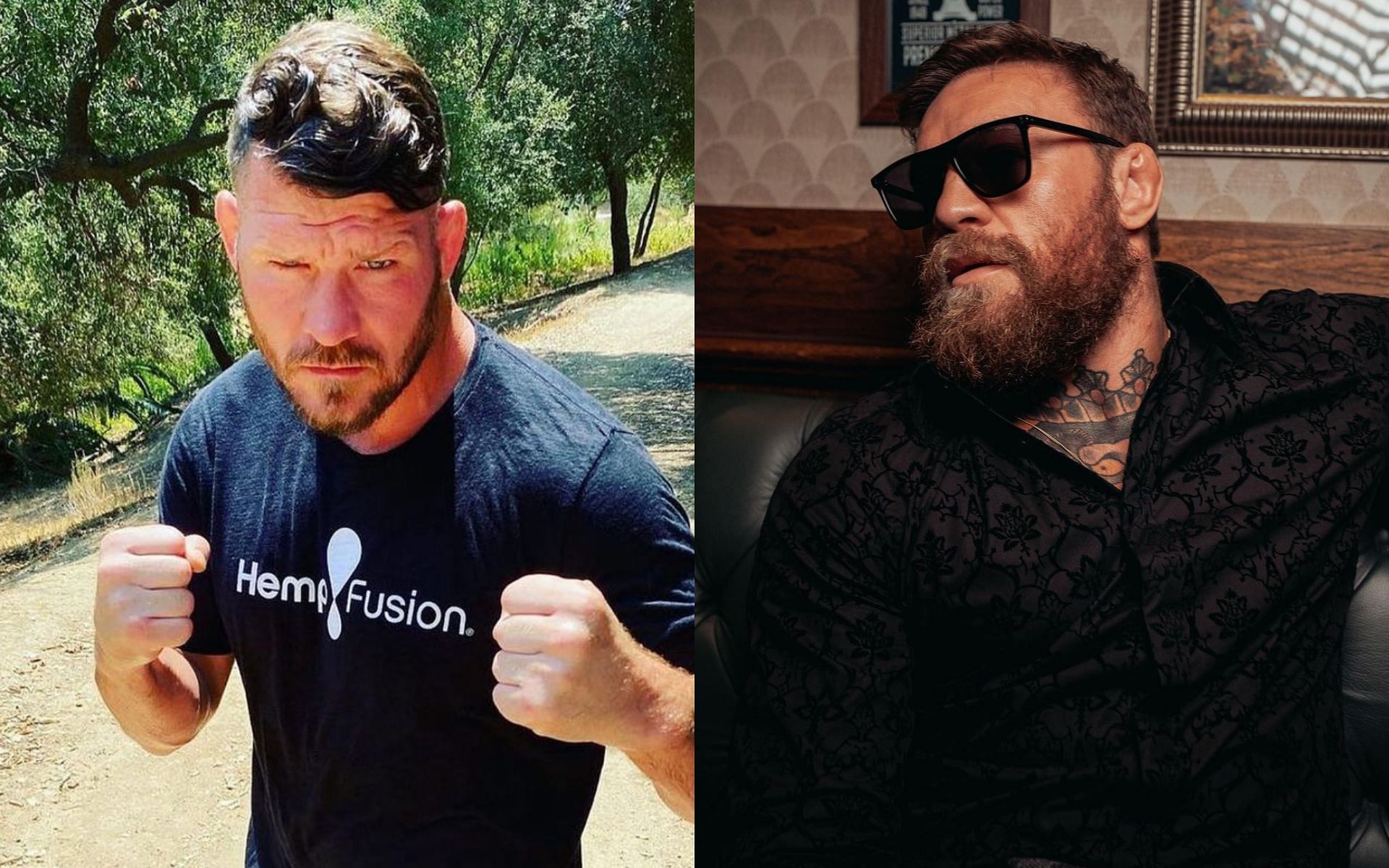 Michael Bisping (Left), Conor McGregor (Right) [Image courtesy: @mikebisping and @thenotoriousmma on Instagram]