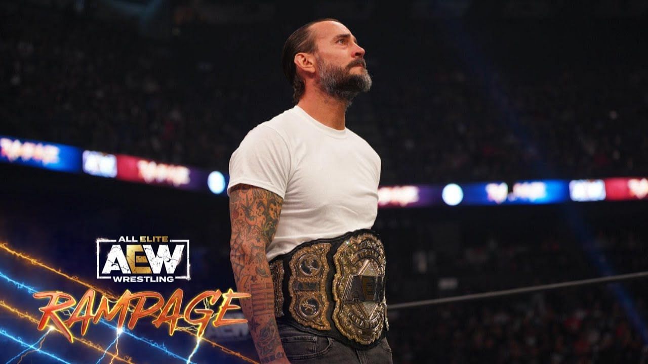 CM Punk as AEW World Champion