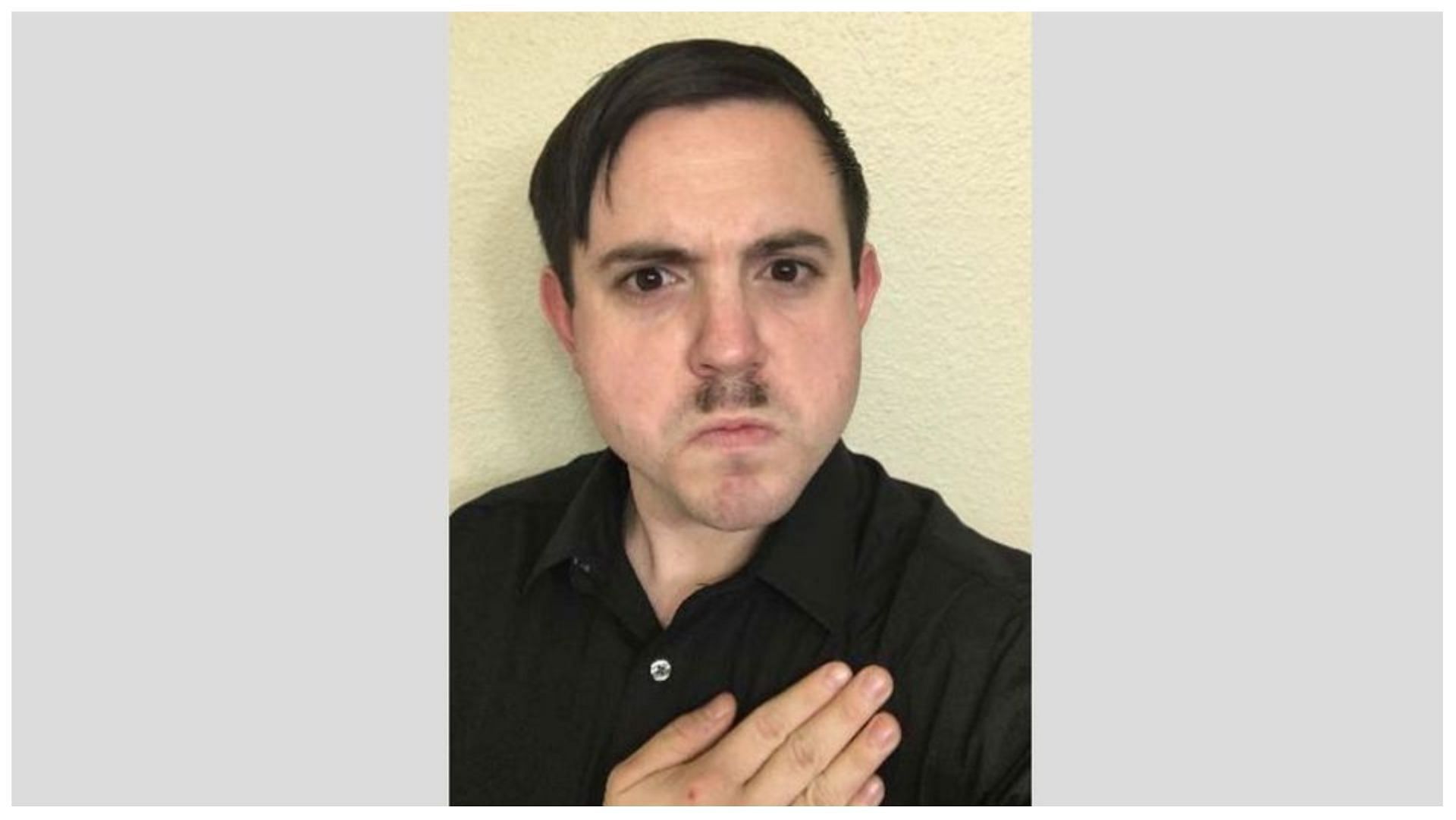 Capitol rioter dressed as Hitler sentenced to four years in prison (Image via Facebook/NathanHanner)