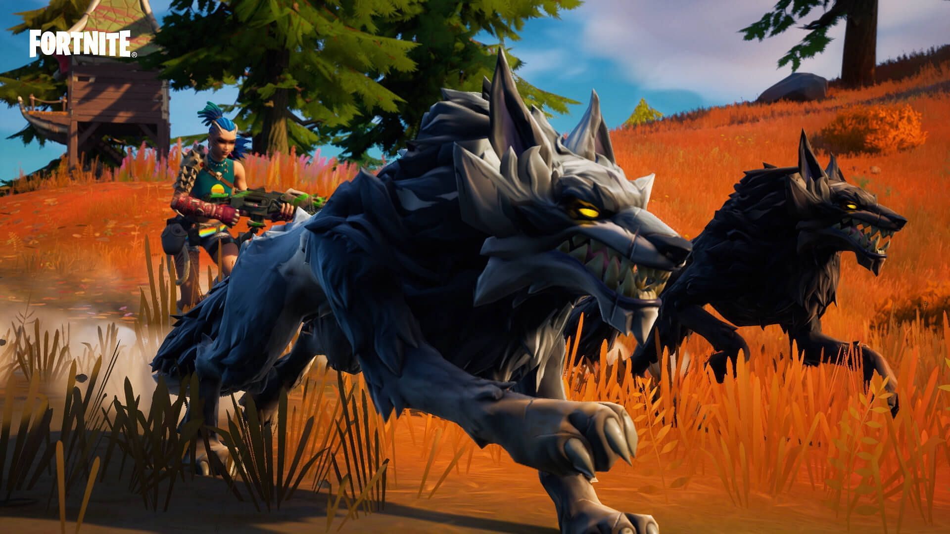 Players can now ride animals in Fortnite. (Image via Epic Games)