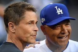 "And monkeys might fly out of my b**t" - Actor and Dodgers fan Rob Lowe mocks the San Diego Padres on Twitter after the latter's pursuit of the divisional crown