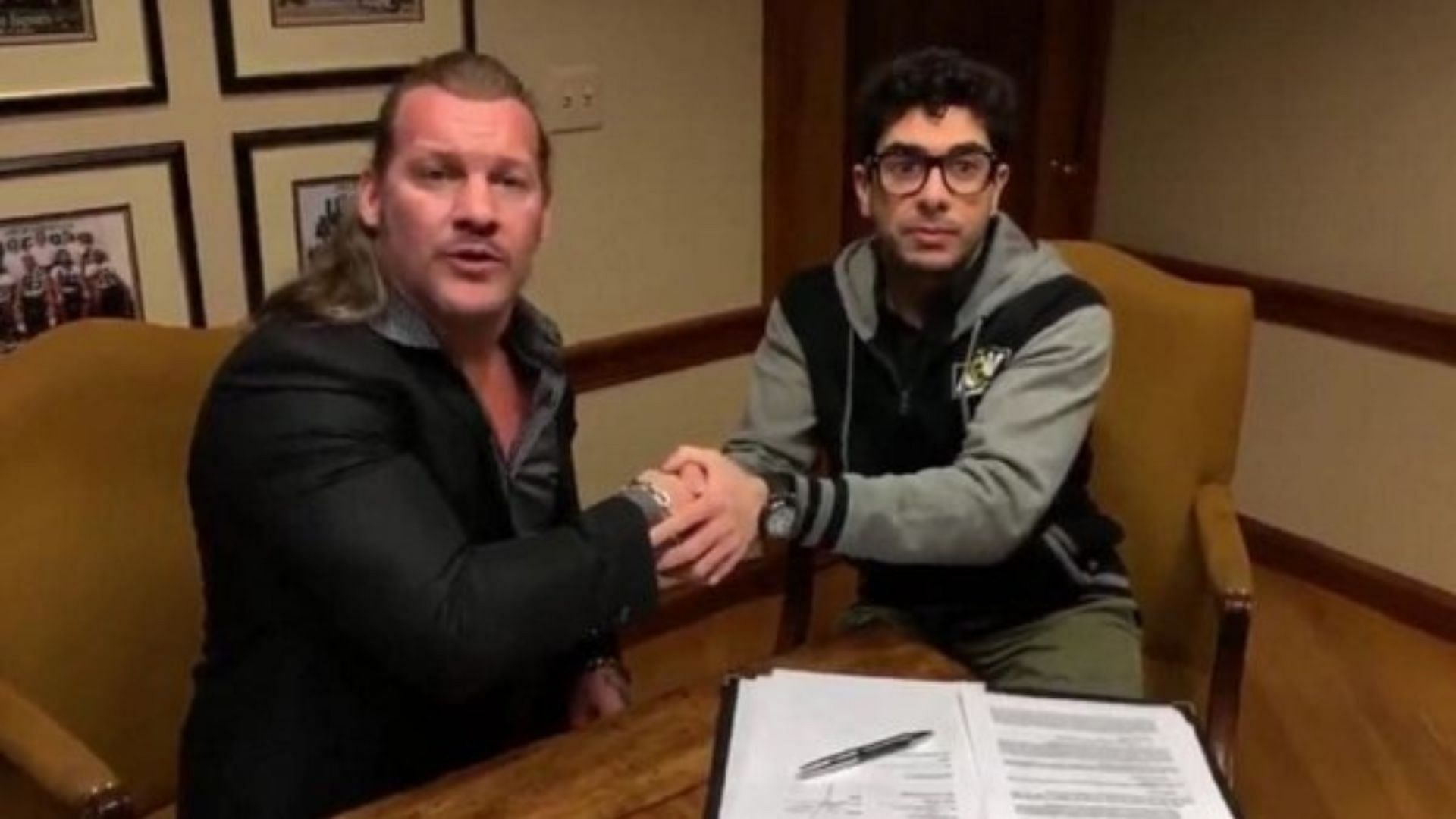Chris Jericho was one of the initial signings in AEW