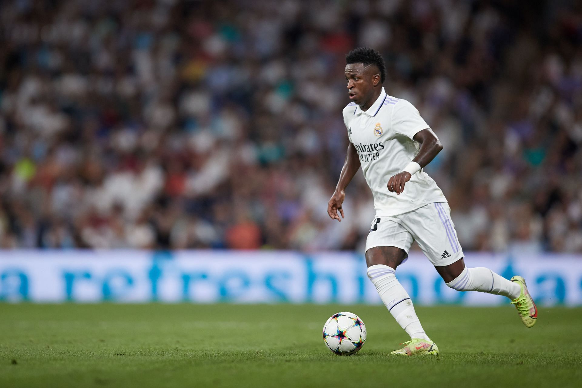 Vinicius Junior has gone from strength to strength at the Santiago Bernabeu recently.