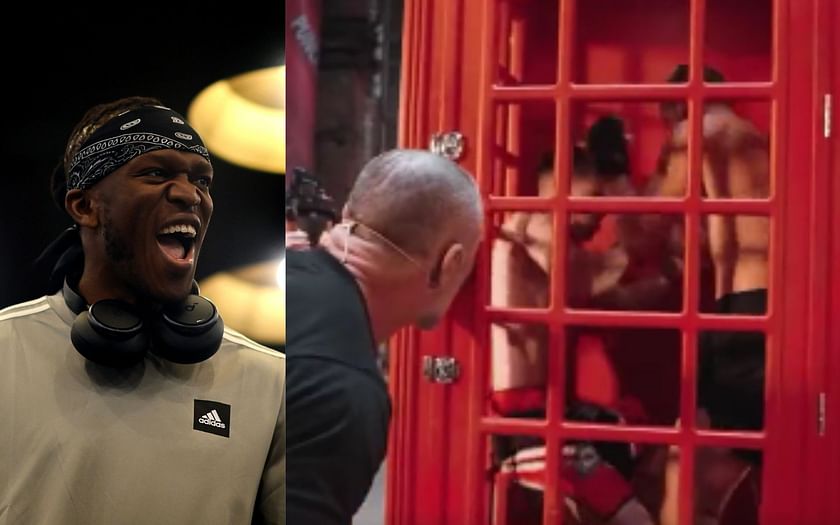 KSI reacts to Russian Telephone booth boxing