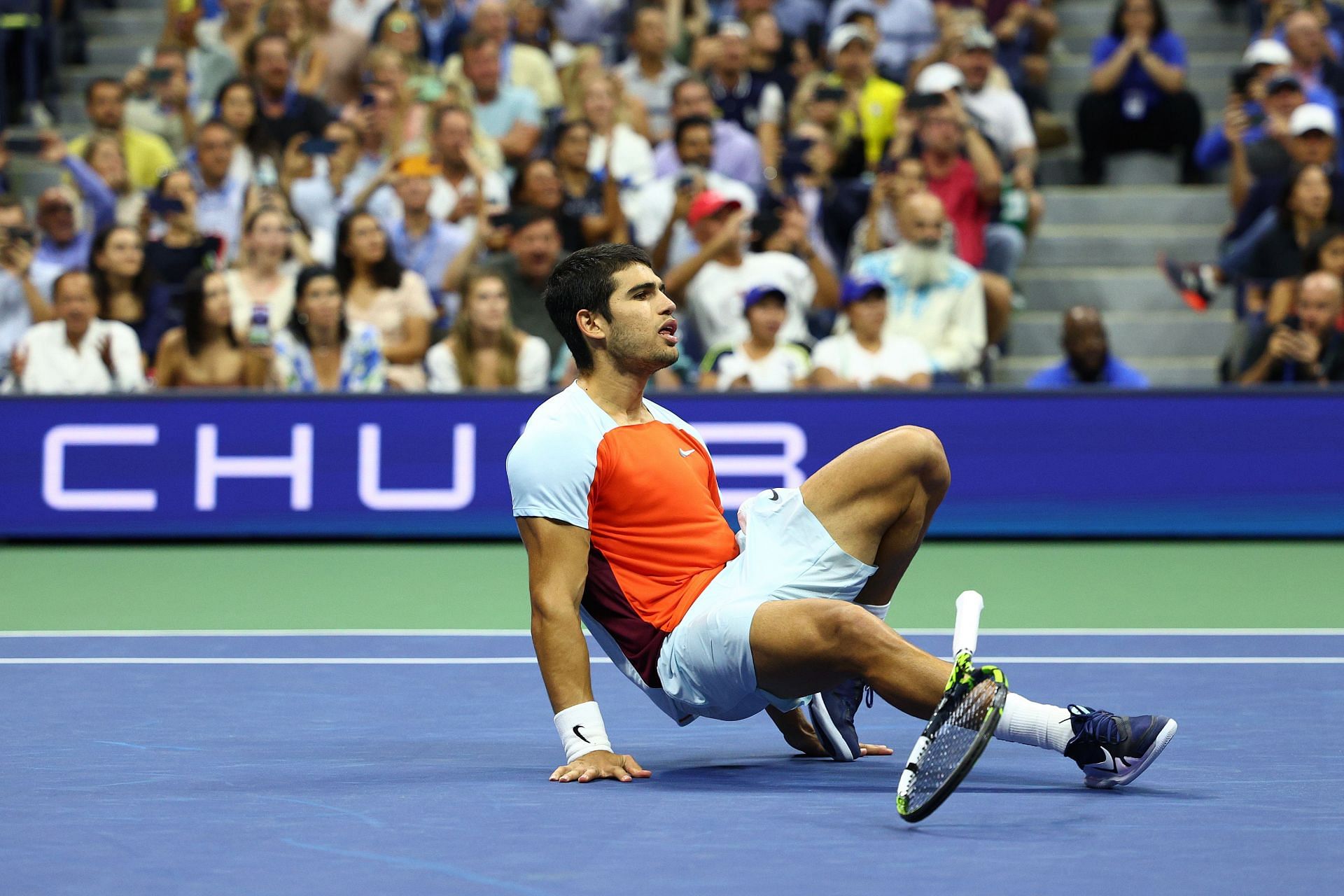 Carlos Alcaraz at the 2022 US Open