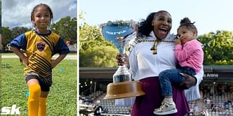 “First day as a soccer mom" - Serena Williams turns assistant coach at Olympia's soccer practice