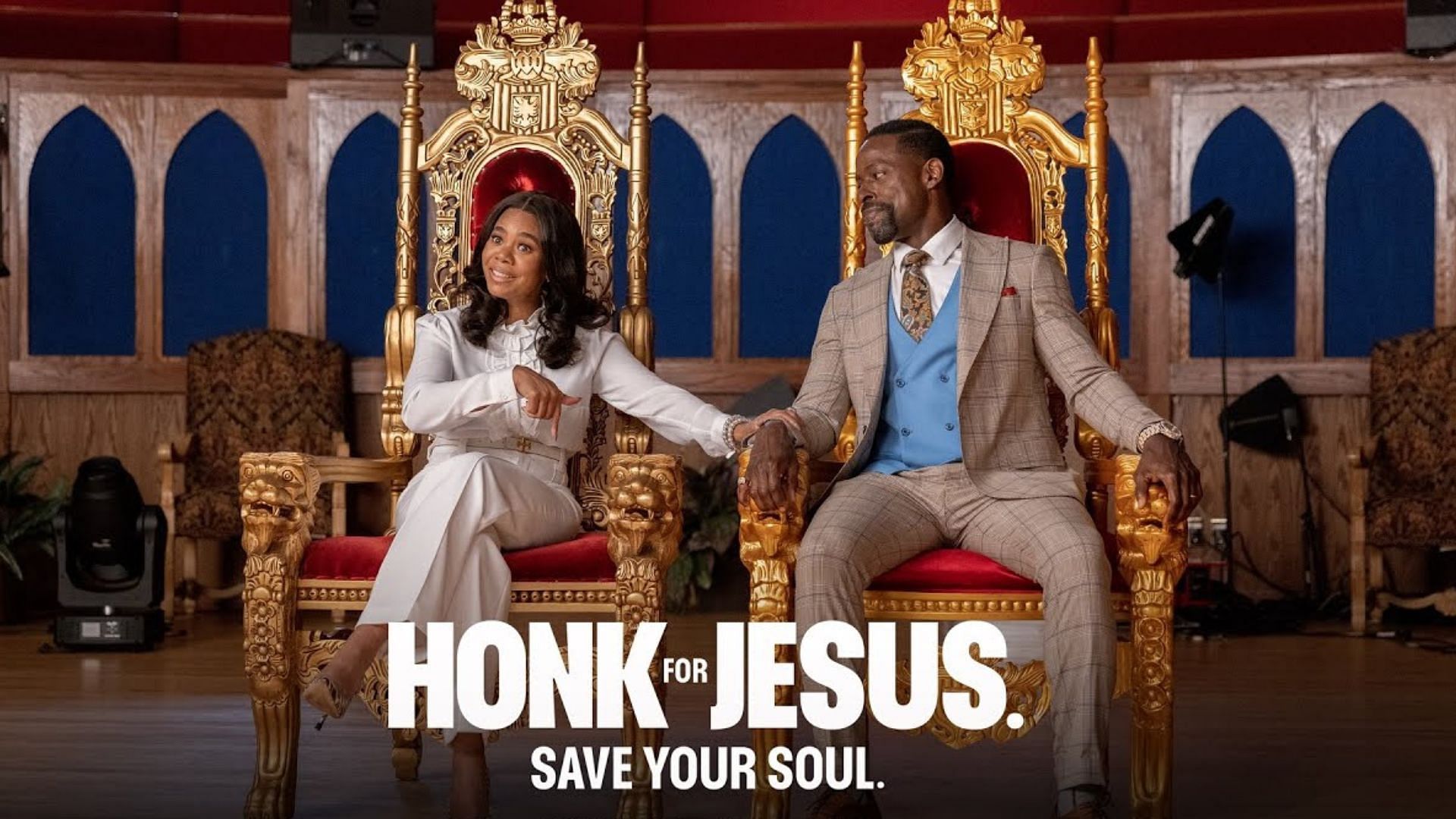 Regina Hall-starrer Honk for Jesus. Save Your Soul. premieres on Peacock this Friday, September 2, 2022 at 3:00 am ET (tentative time) (Image via Focus Features/YouTube)