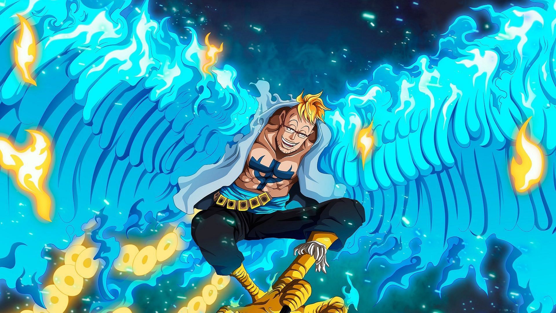 Marco &quot;The Phoenix&quot;, the former right-hand man of Edward Newgate in the Whitebeard Pirates (Image via Eiichiro Oda/Shueisha, One Piece)