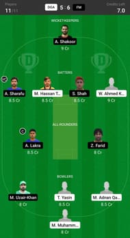 Dubai Gymkhana vs Future Mattress Grand League Team