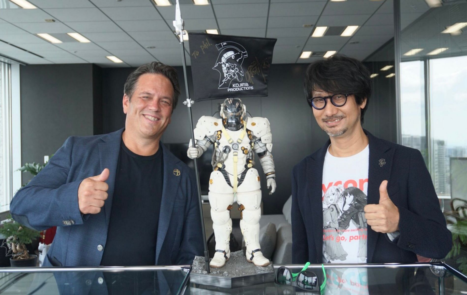 Kojima meeting with Phil (Image via Kojima)