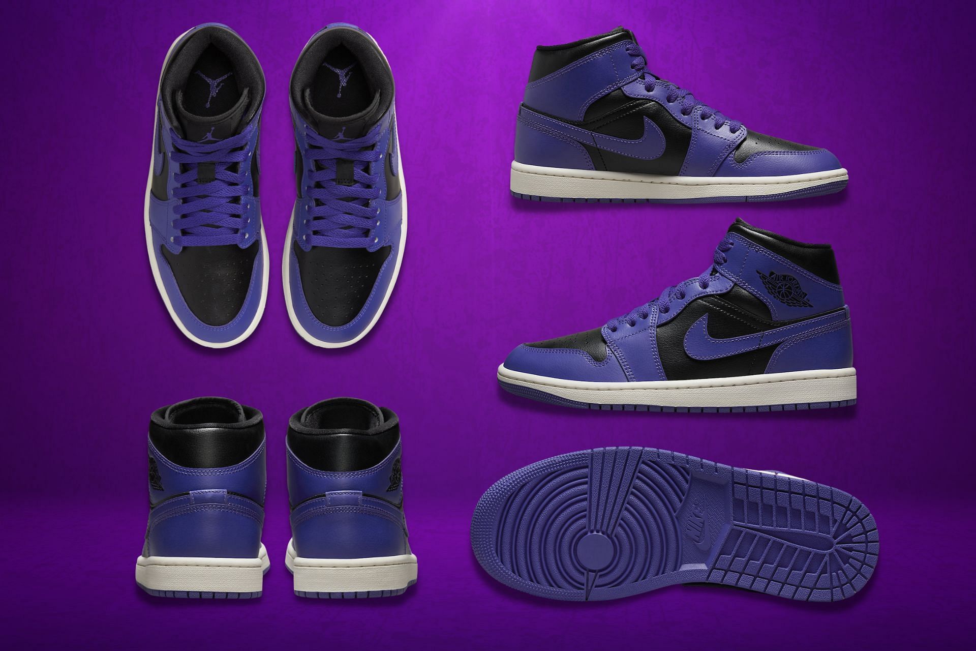 The Sleek 'Black & Dark Concord' Colorway Takes Over The Air