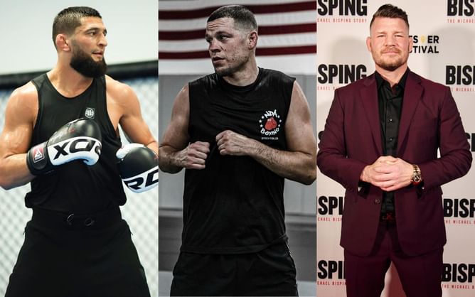 "Nate Diaz gets paid a lot of money to fight" - Michael Bisping rubbishes notion that UFC did the Stockton native dirty by booking him against Khamzat Chimaev