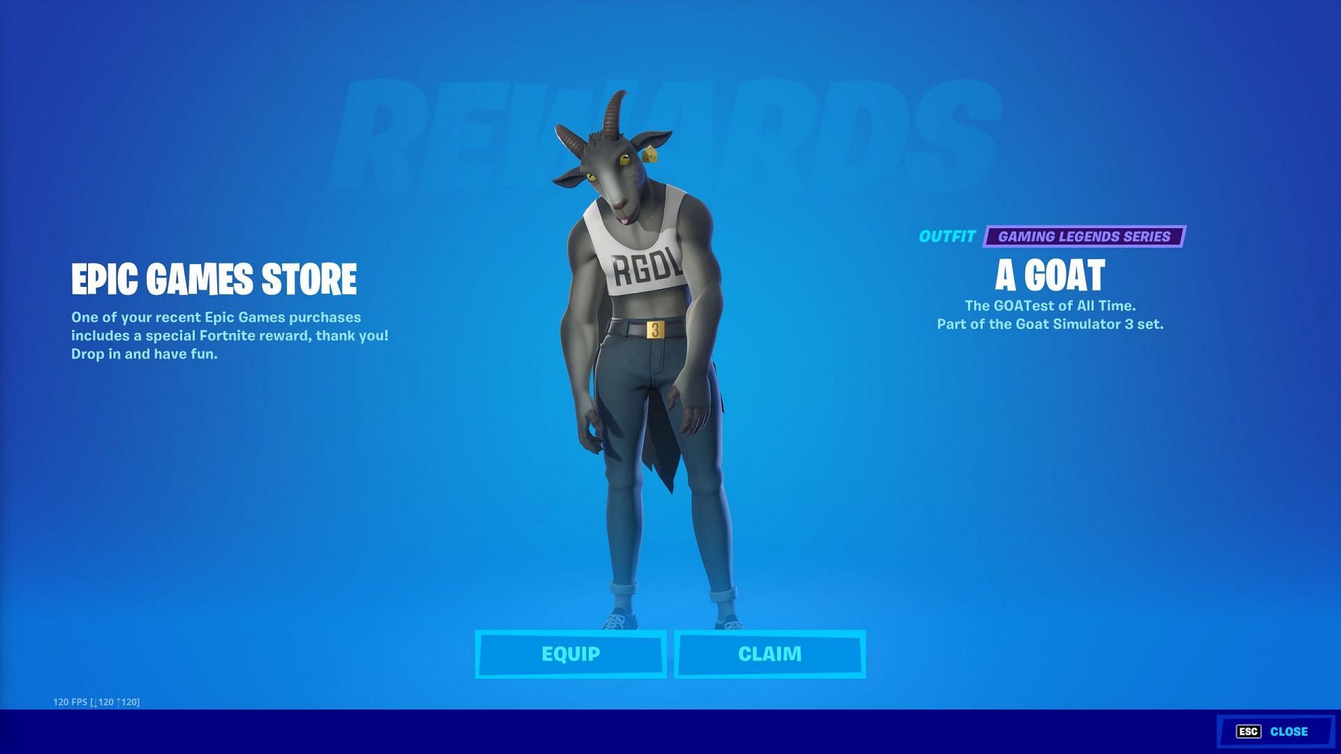 EPIC GAME STORE FORTNITE PROMO