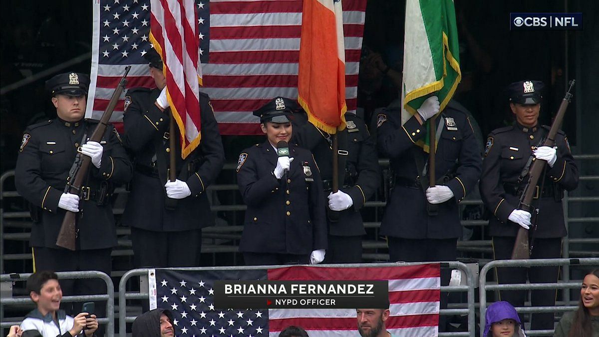 NFL fans belt out national anthem before Jets-Ravens game as 9/11  remembrances occur around the league