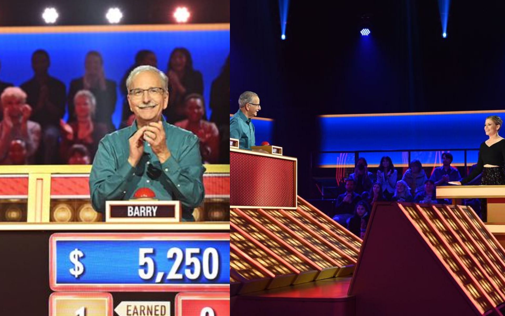 Barry decided to quit after the third bonus round (Images via John Fleenor/ ABC)