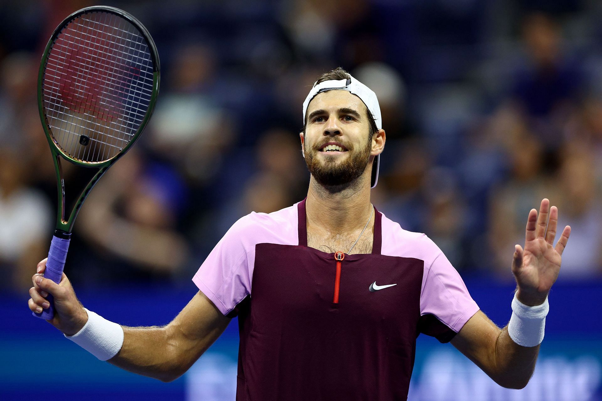 Karen Khachanov at the 2022 US Open.