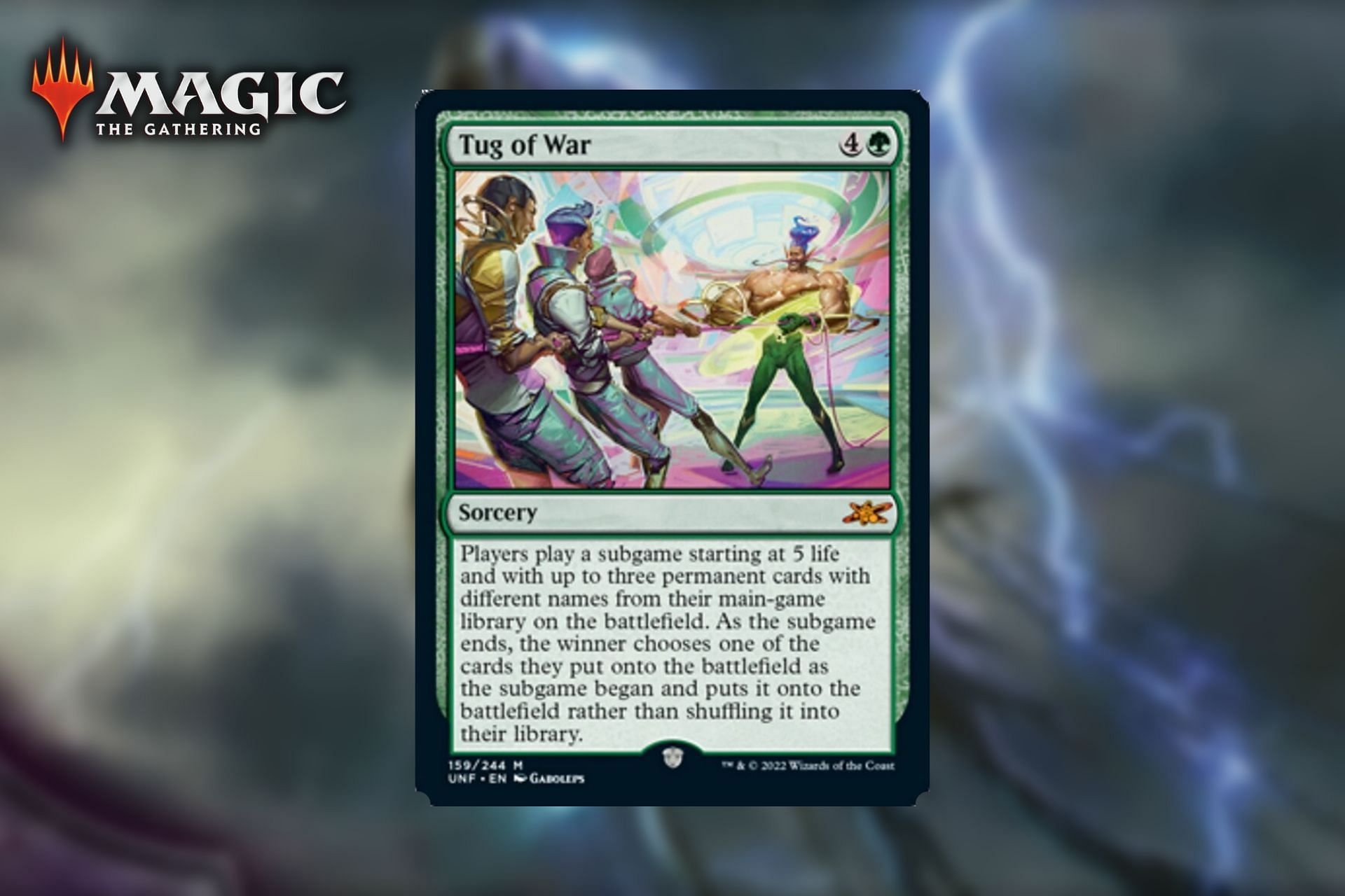 Tug of War for MTG&#039;s Unfinity (Image via Wizards of the Coast)