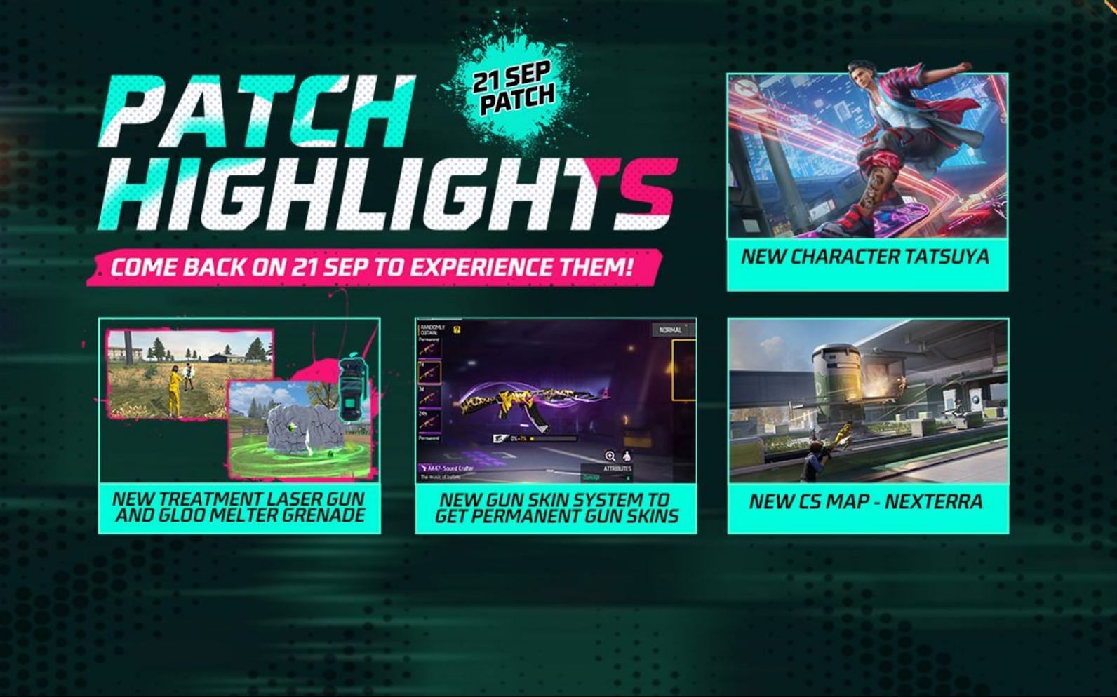 A patch highlights is available on the Indian server of the MAX version (Image via Garena)
