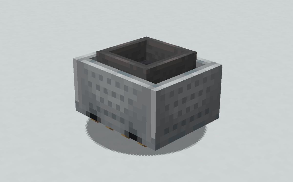 Minecart with Hopper in Minecraft