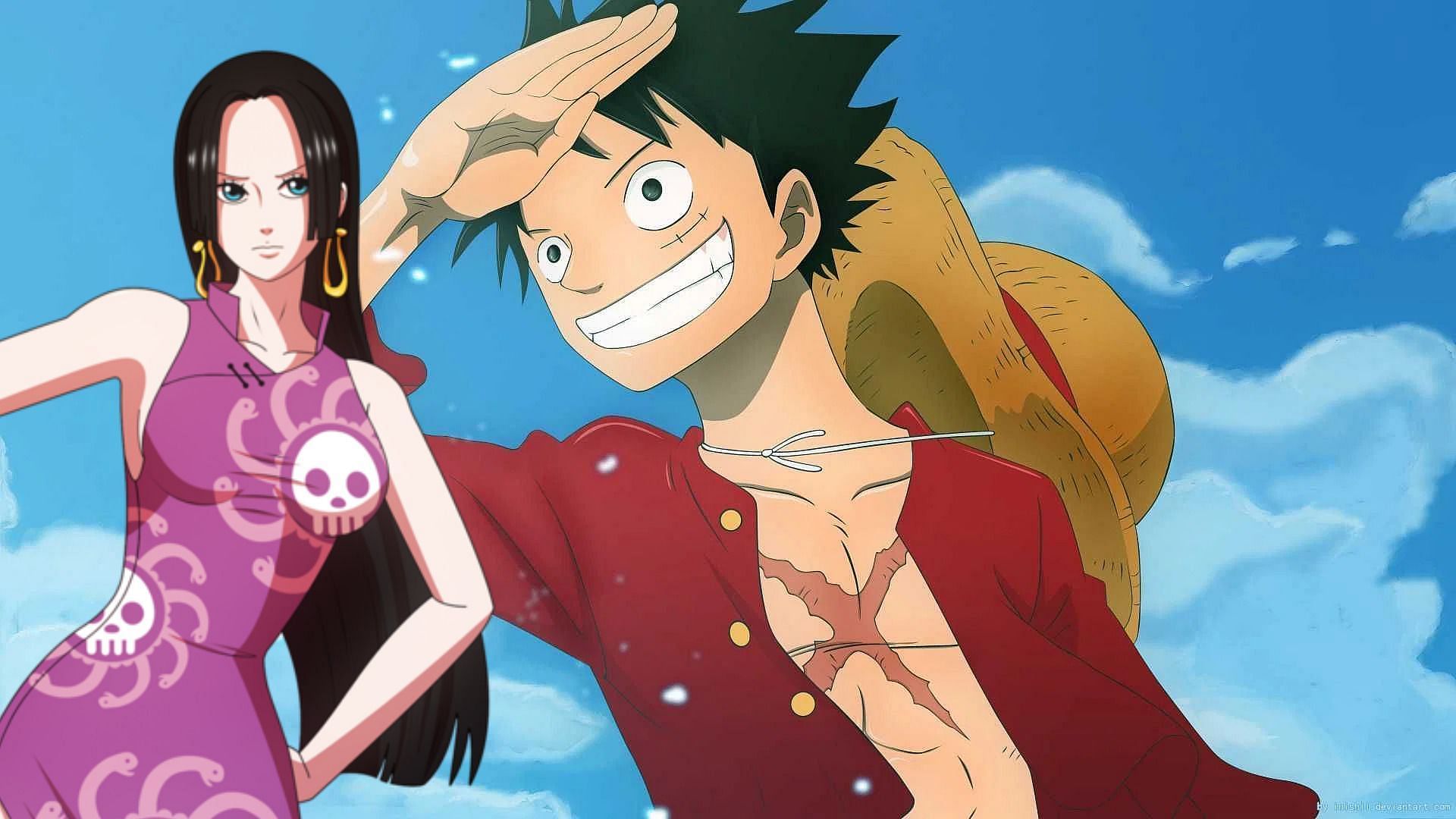 One Piece: Is Luffy romantically interested in Boa Hancock? Explained (Image via Toei Animation)
