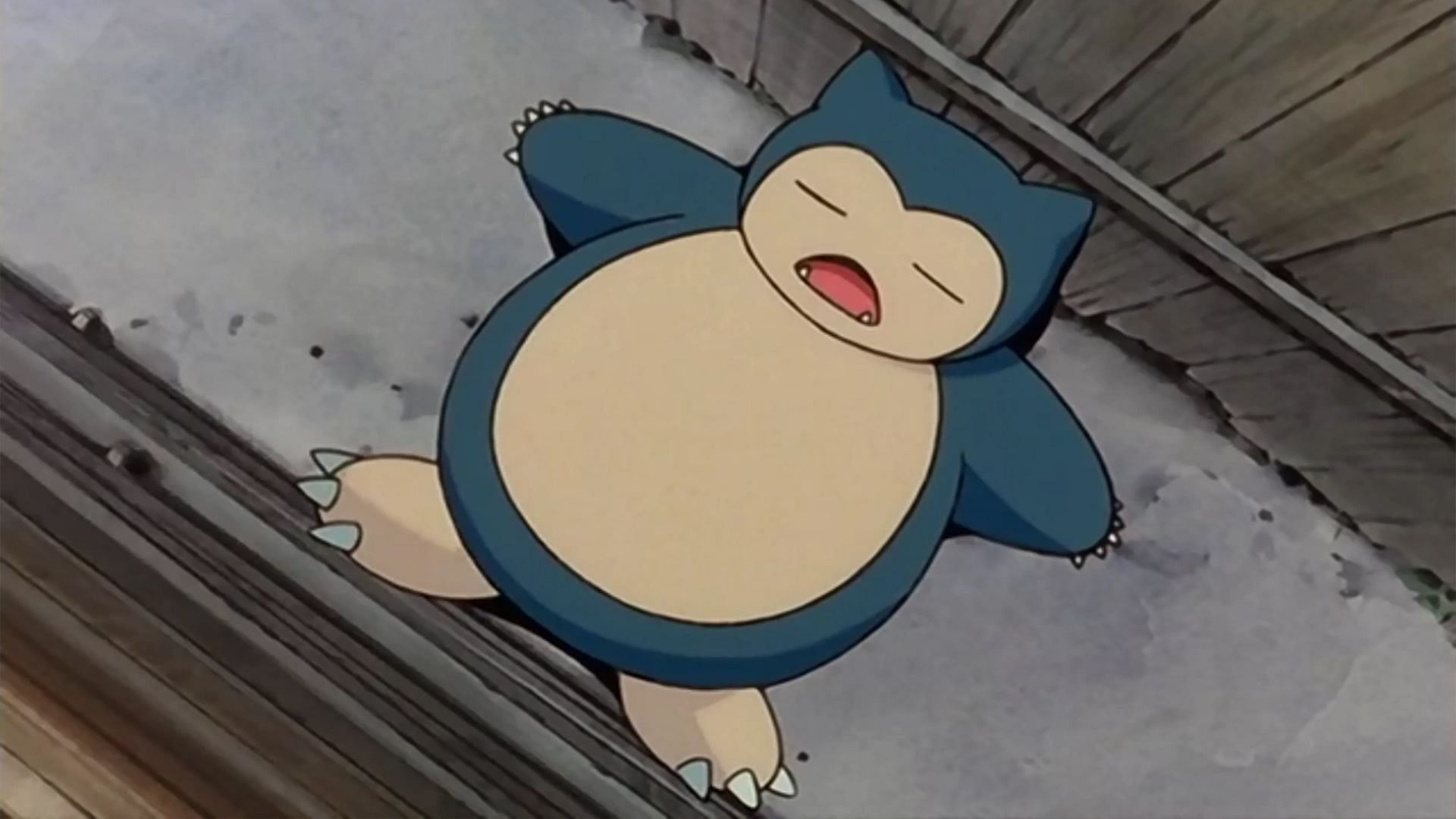 Snorlax as it appears in the anime (Image via The Pokemon Company)