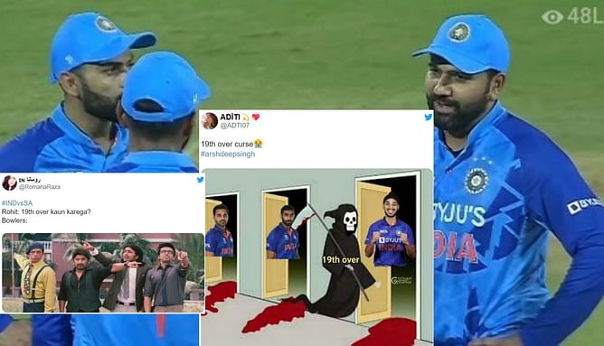IND vs SA 2022: Top 10 funny memes after South Africa post 106/8 in 1st T20I as '19th over curse' continues