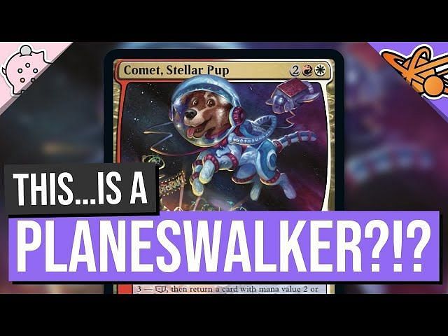 Comet, Stellar Pup (Borderless) (Galaxy Foil) | Unfinity