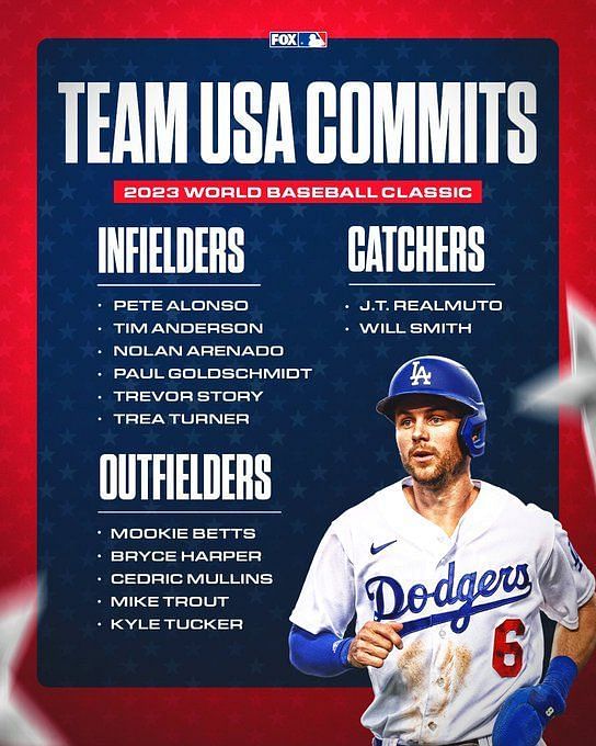 Dodgers' Trea Turner Commits to Play for Team USA in 2023 World