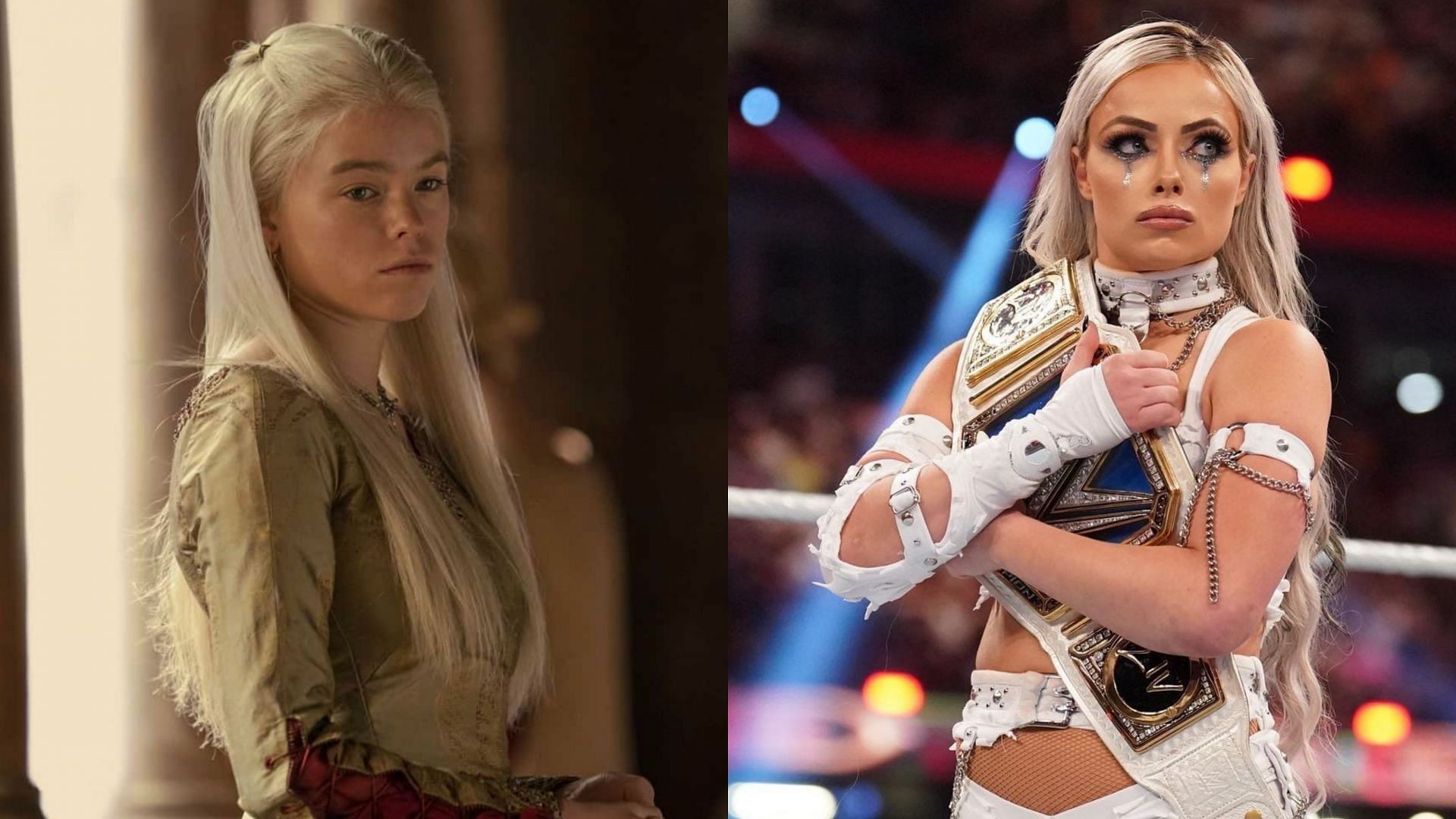 Princess Thaenyra Targaryen (Milly Alcock) and SmackDown Women