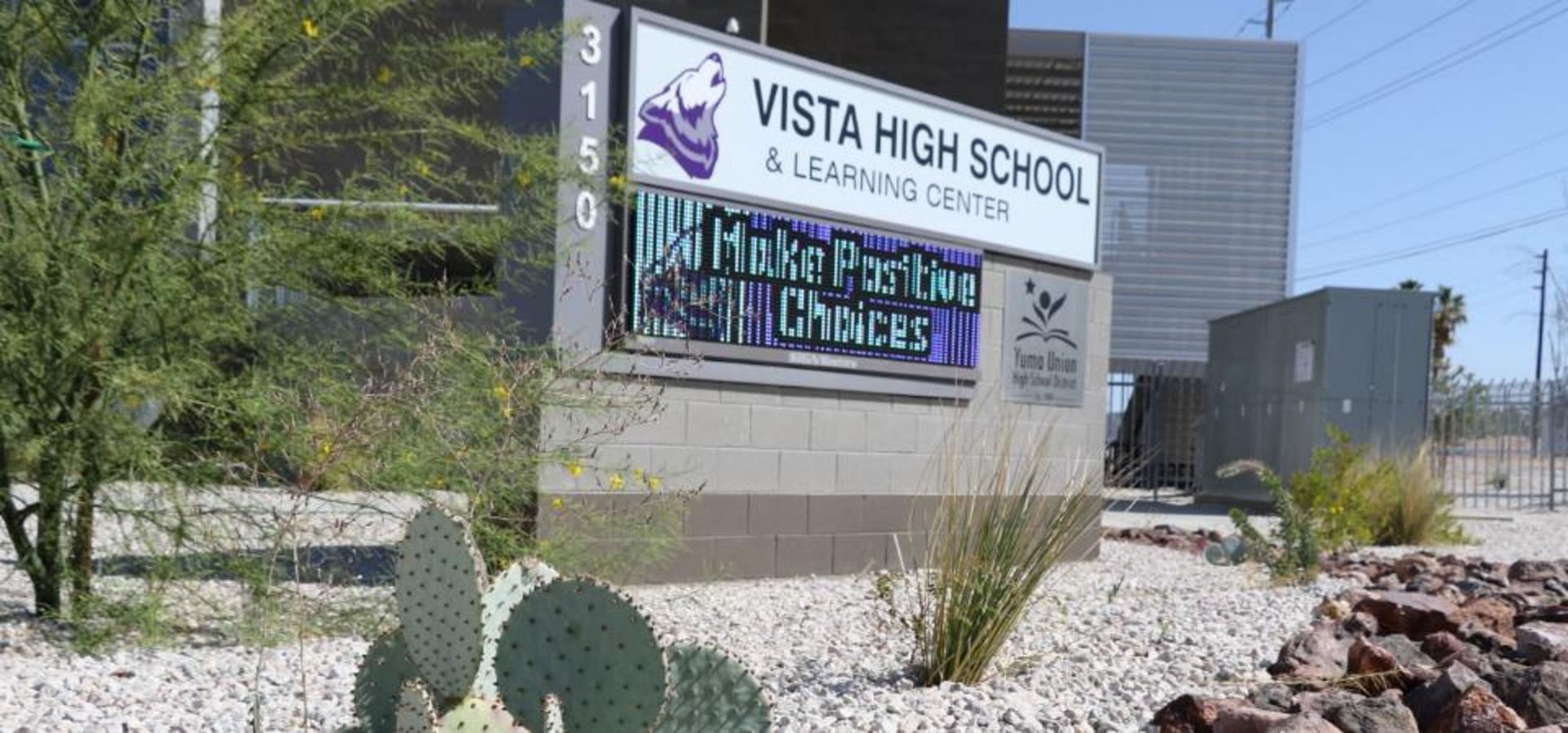 Students and parents protest against Vista High School hazing incident (Image via Vista High School)