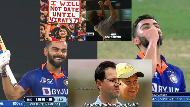 Asia Cup 2022: Top 10 Virat Kohli memes after he brings up his much-awaited 71st century against Afghanistan