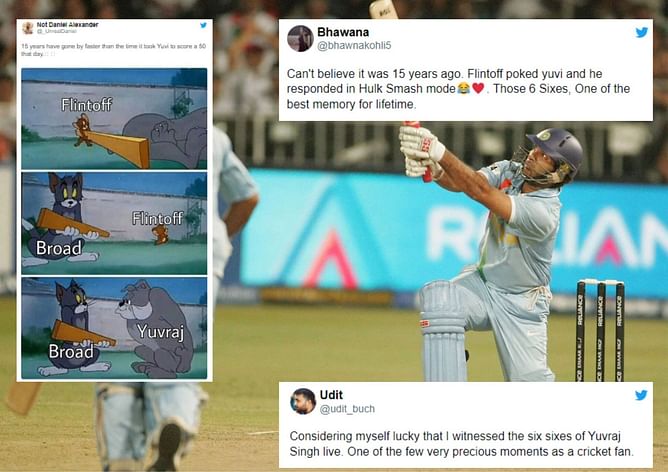 "Once upon a time there lived a ghost" - Fans recollect Yuvraj Singh's six sixes against England on 15th anniversary
