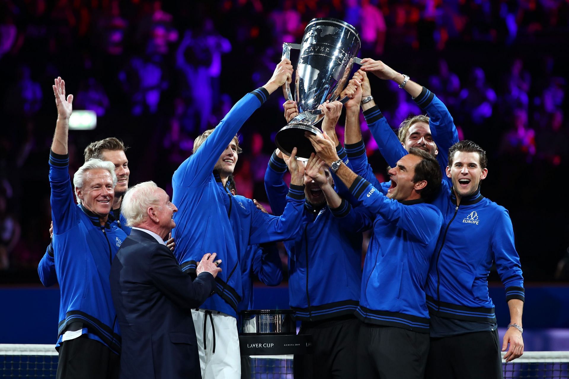 Roger Federer has led Team Europe to victory thrice at the Laver Cup