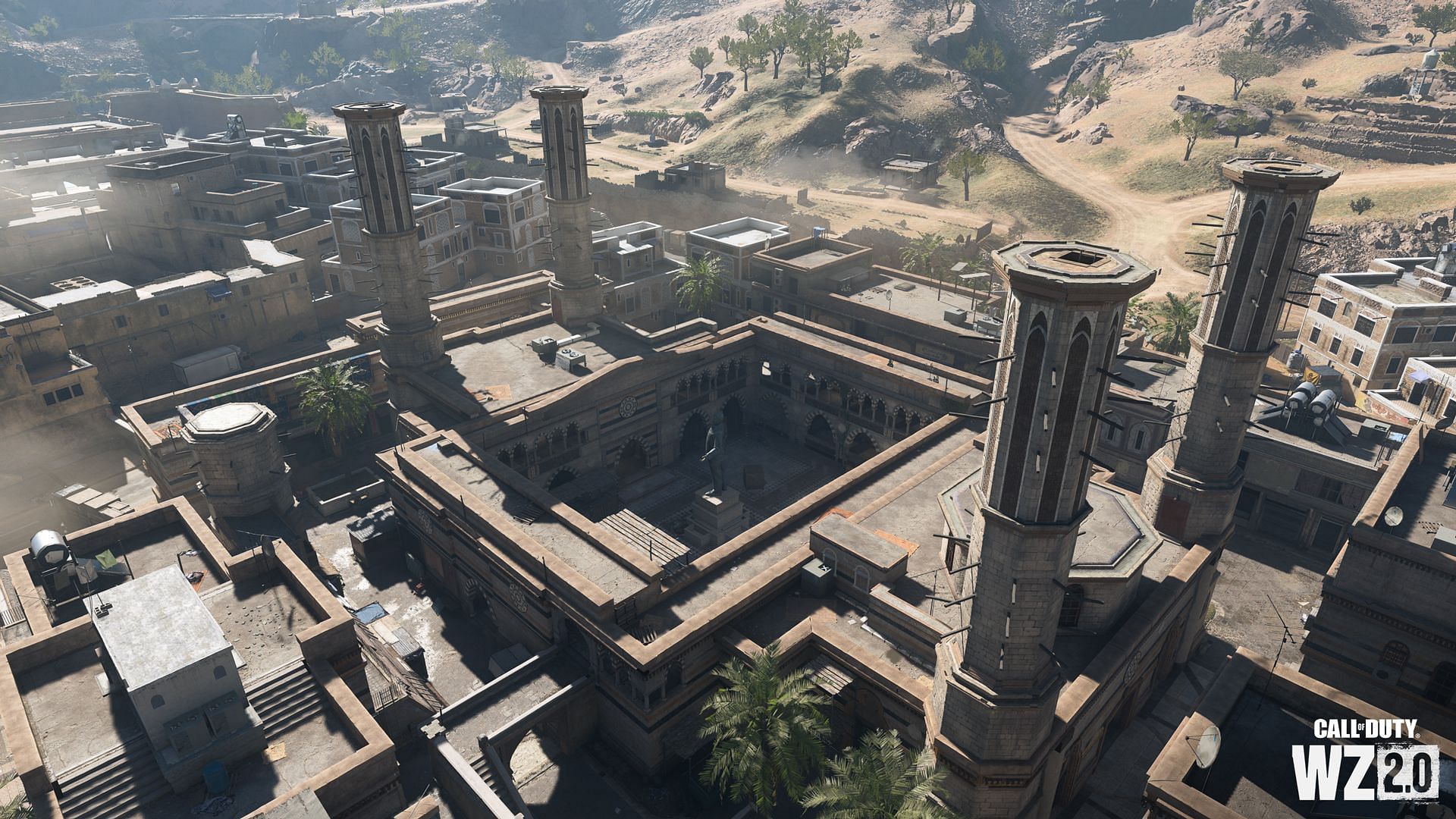 Akhdar Village, a major POI on Al Mazrah (Image via Activision)