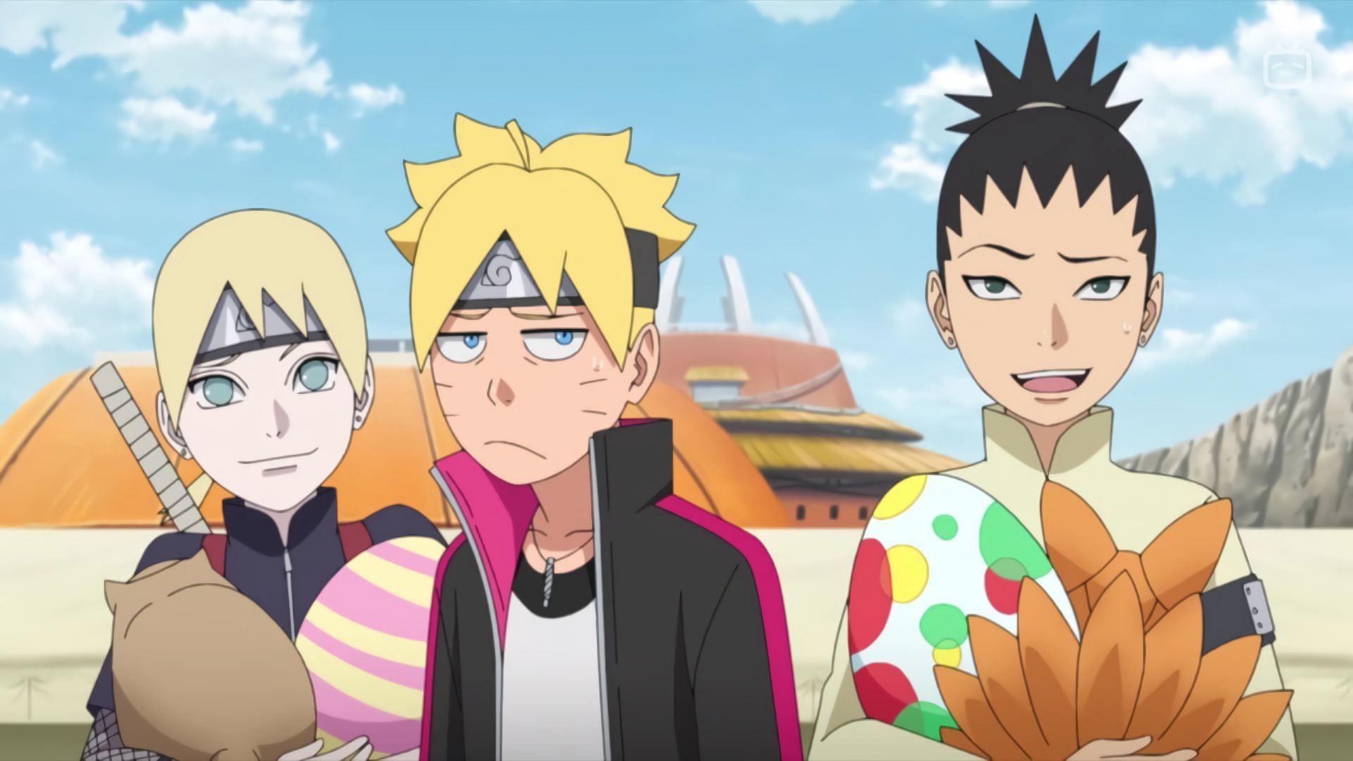 Boruto, Inojin, and Shikadai in Boruto episode 268 (Image via Studio Pierrot)