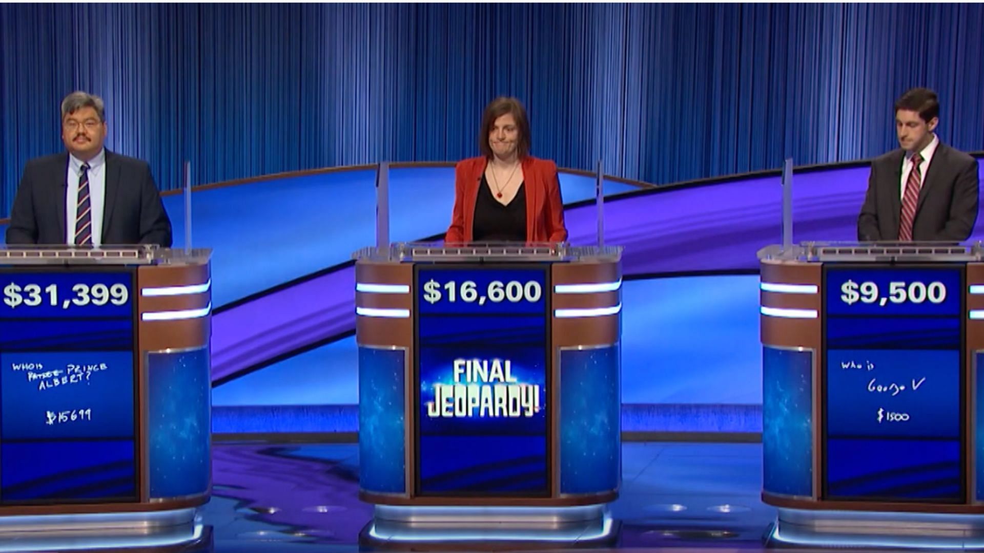 Two-day champion Luigi de Guzman returned on Jeopardy to play against two new players
