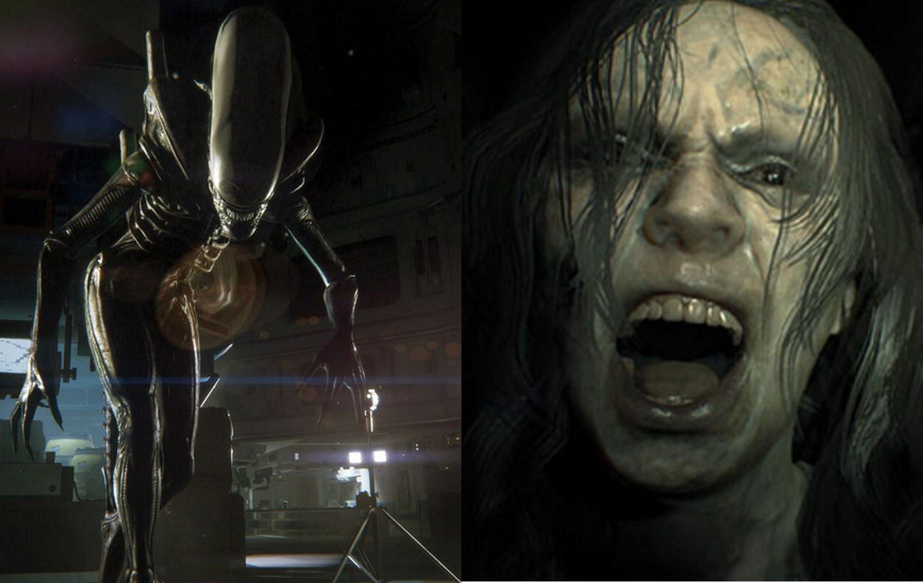 These horror games will surely put a chill down your spine (Images via Creative Assembly and Capcom)