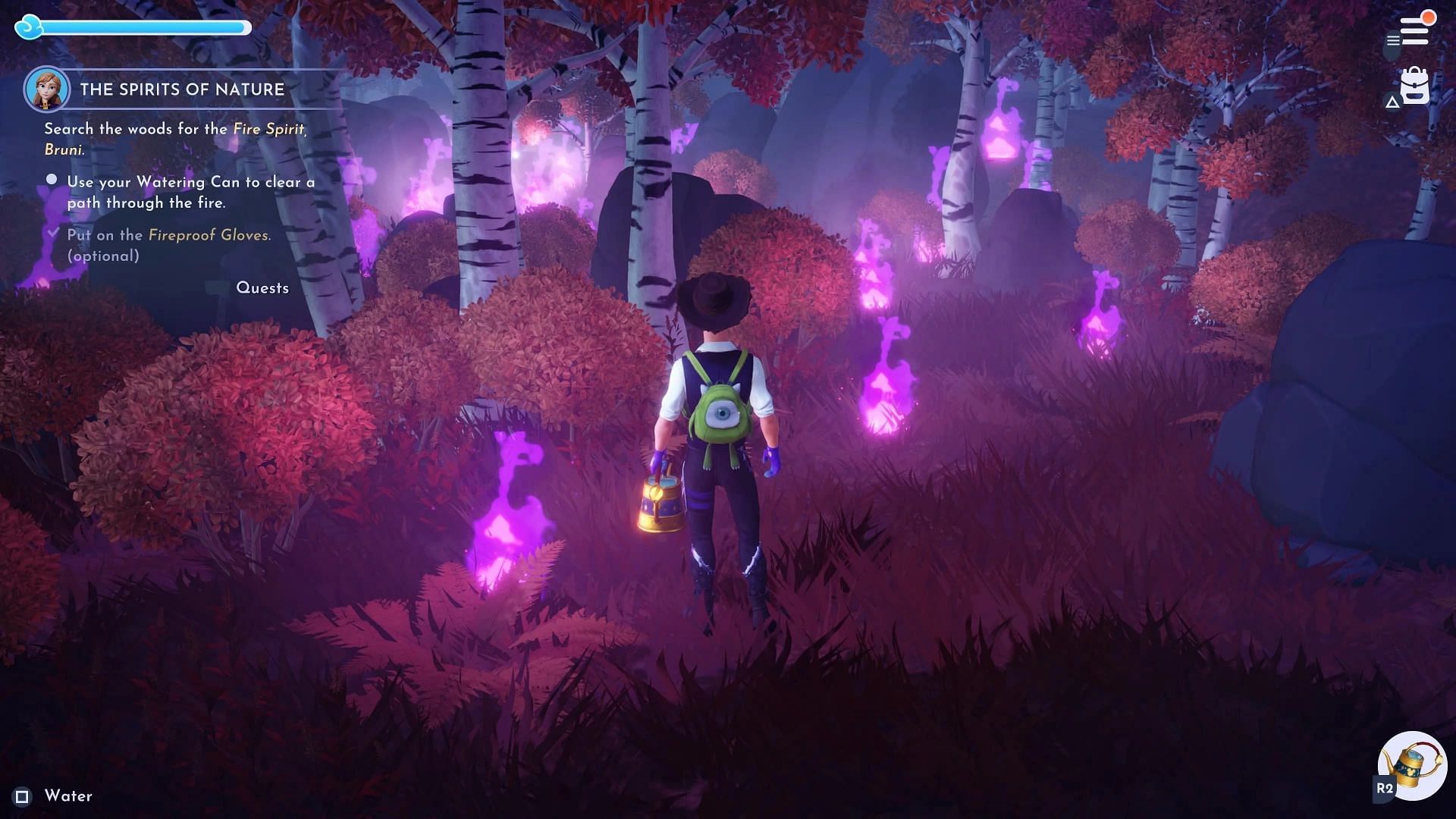 The Spirts of Nature is the first Disney Dreamlight Valley quest associated with Anna (Image via Gameloft)
