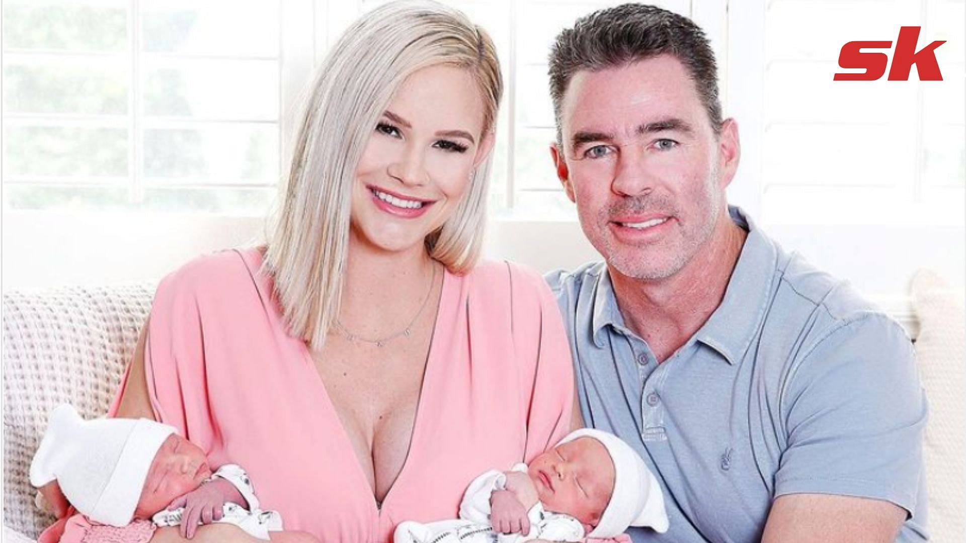 Meghan King, ex-wife of Jim Edmonds opened up about raising her three children as a single parent after splitting up from the former All-Star [Credits: US Weekly/Instagram]