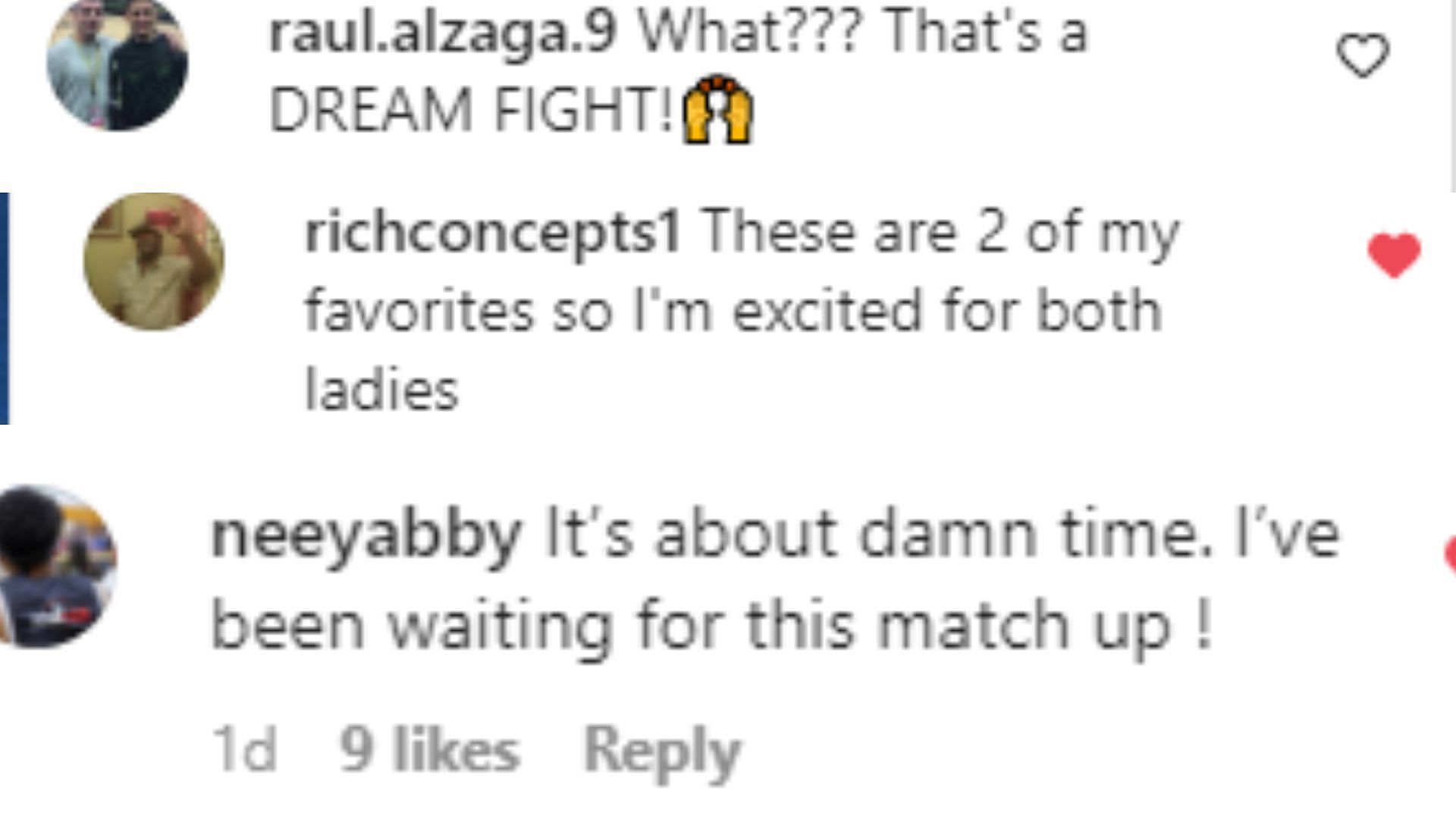 [Photo Credit: @ONEChampionship] Instagram Comments