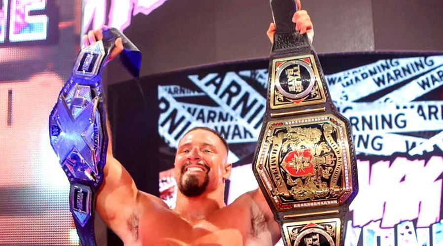 Bron Breakker defeated Tyler Bate at Worlds Collide to unify the WWE UK title with his NXt Championship