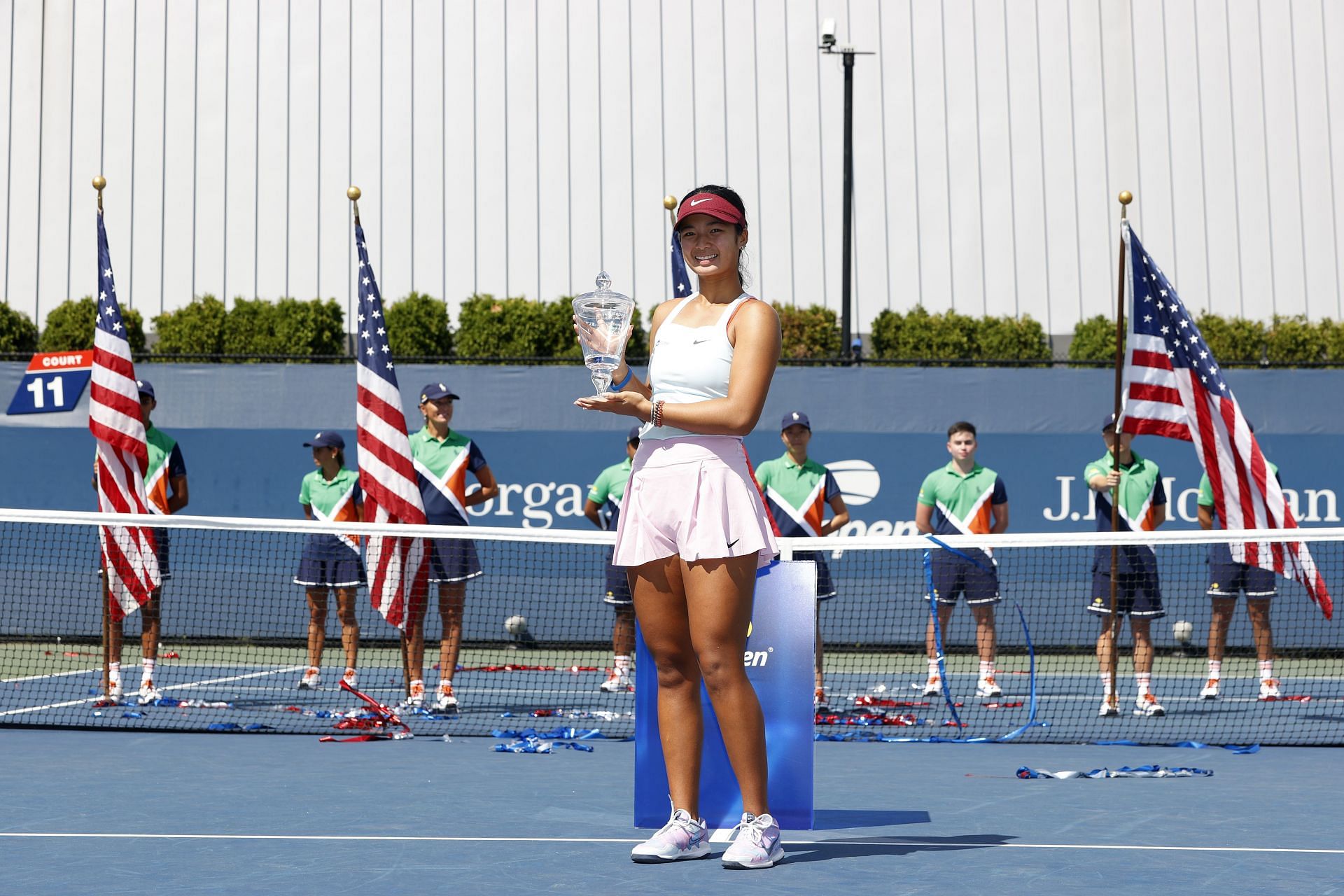 Alexandra Eala at the 2022 US Open.