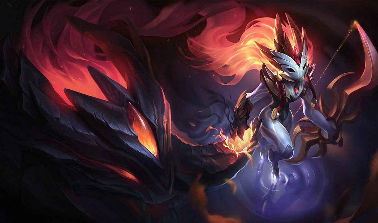 Shadowfire Kindred is on discount this week (Image via Riot Games)