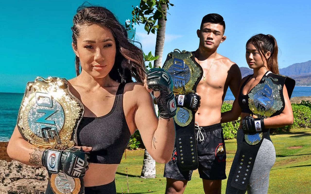 [Photo Credit: ONE Championship] Angela Lee, Christian Lee, 