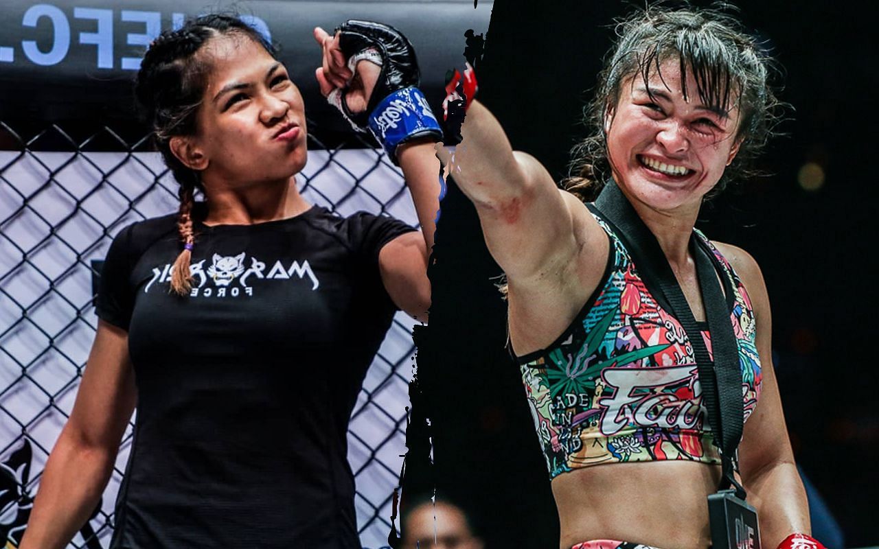 Denice Zamboanga (left) and Stamp Fairtex (right) [Photo Credits: ONE Championship]