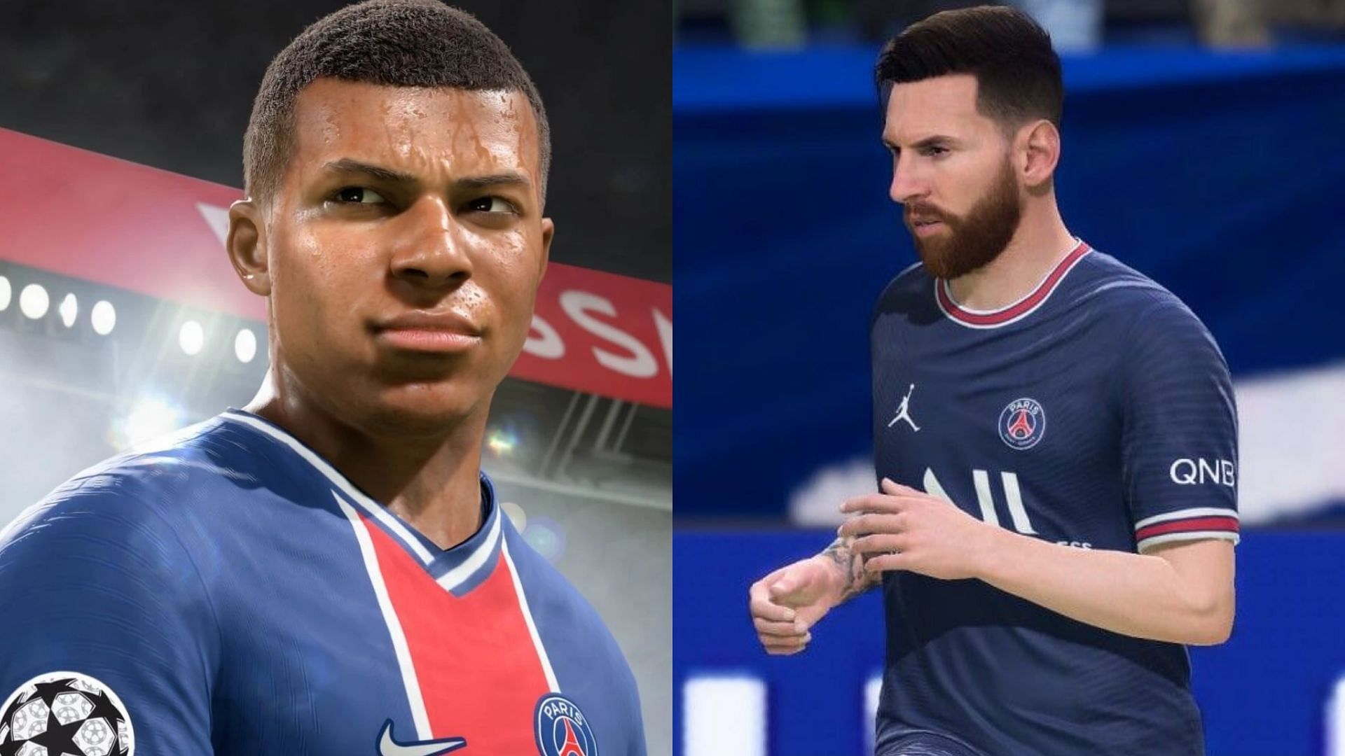 Mbappe and Messi are the top dogs in FIFA 23 (Image via EA Sports)