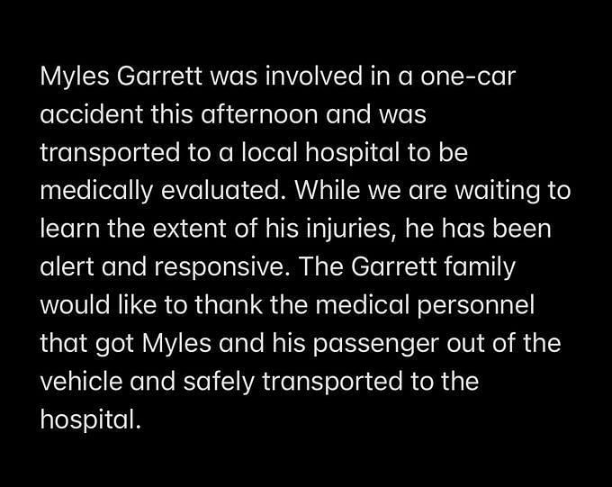 Myles Garrett has racked up at least six speeding tickets in Cleveland area  since 2017