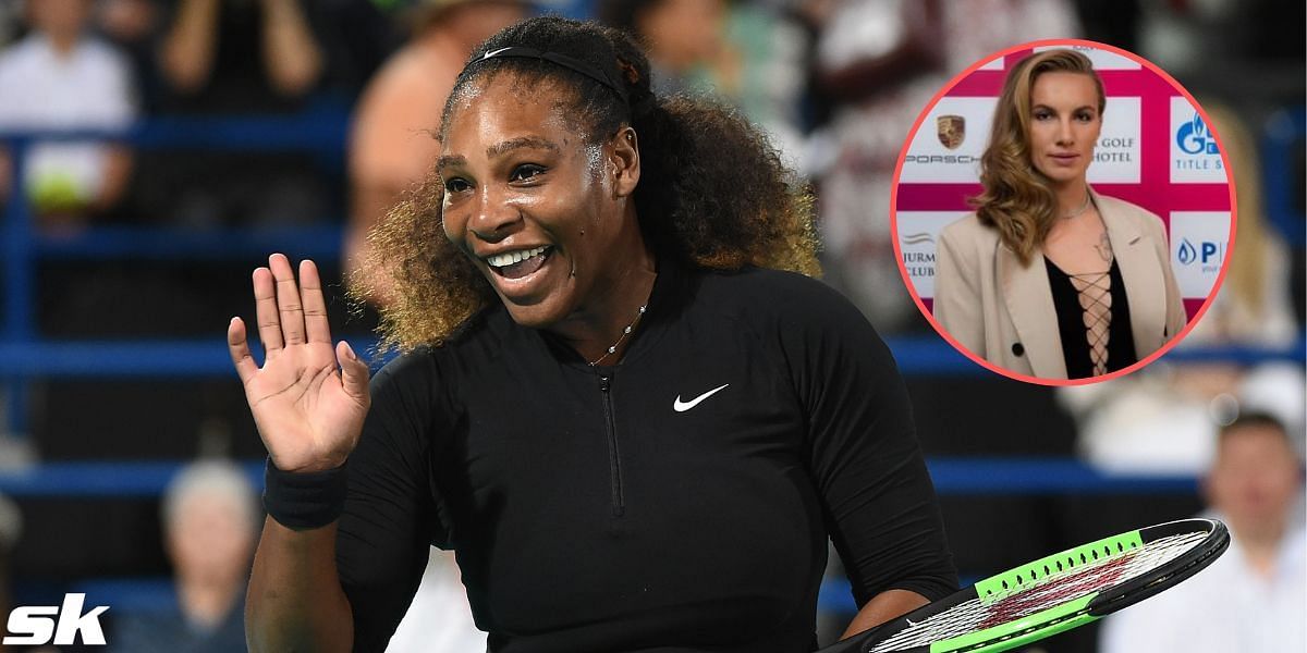 Svetlana Kuznetsova (inset) talks about Serena Williams