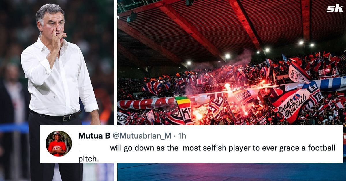 PSG fans were left frustrated with Kylian Mbappe 