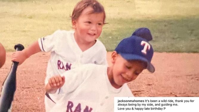 "It’s been a wild ride" - Jackson Mahomes shares a touching message for brother Patrick upon turning 27